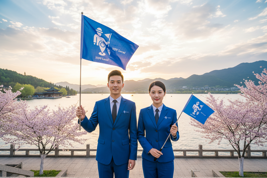 Chinese-speaking tour guides leading tours from Vietnam to Shanghai
