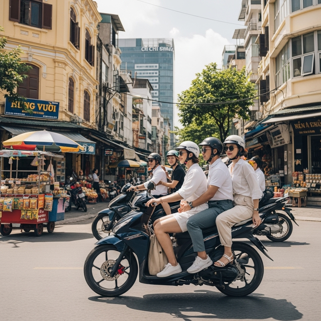 Thuê Xe Máy (Xe Tay Ga) Tại Việt Nam