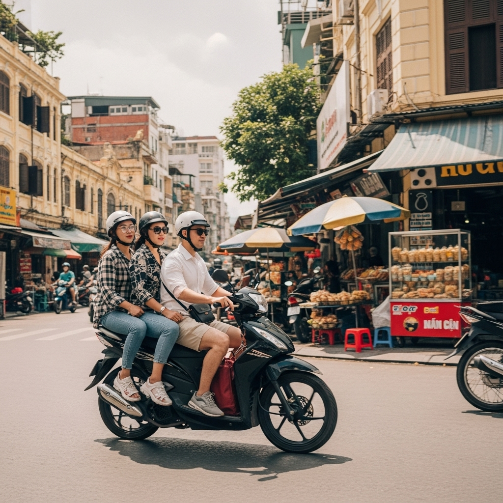 Thuê Xe Máy (Xe Tay Ga) Tại Việt Nam