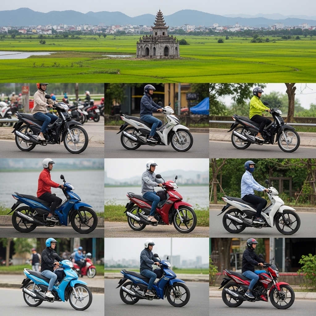 Thuê Xe Máy (Xe Số) Tại Việt Nam