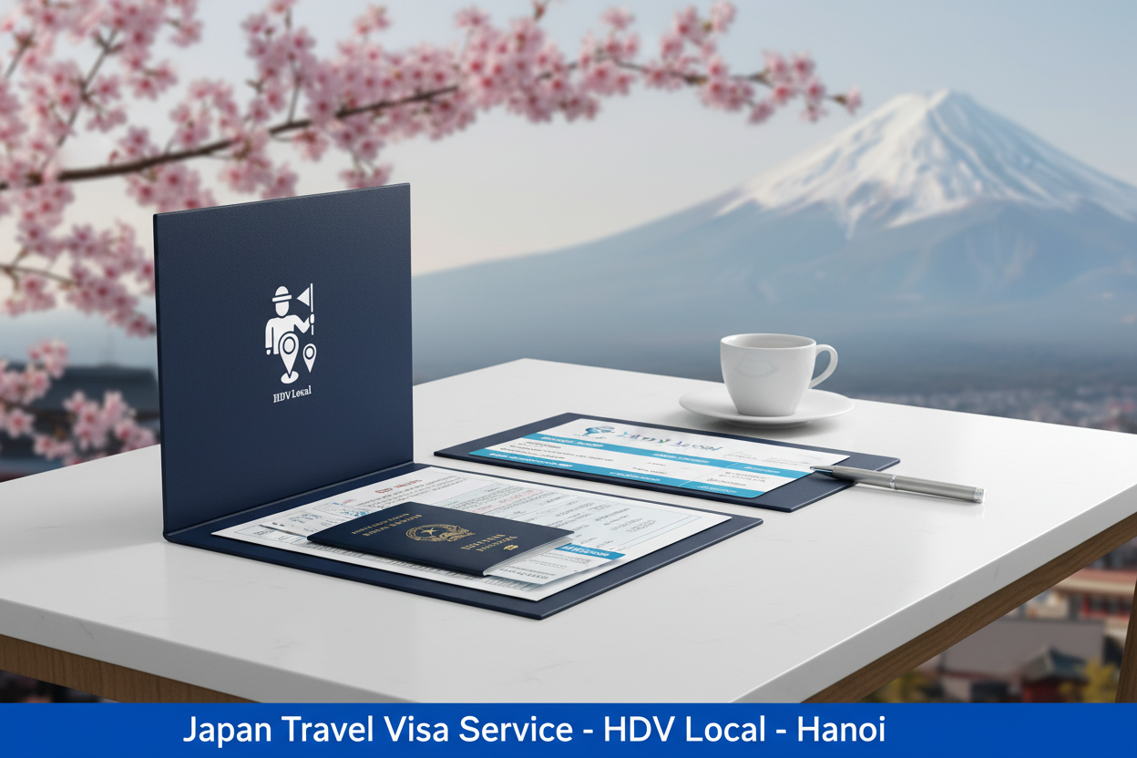 Hồ sơ visa Nhật Bản HDV Local
