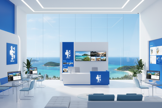 HDV Local Office - Minimalist Blue White