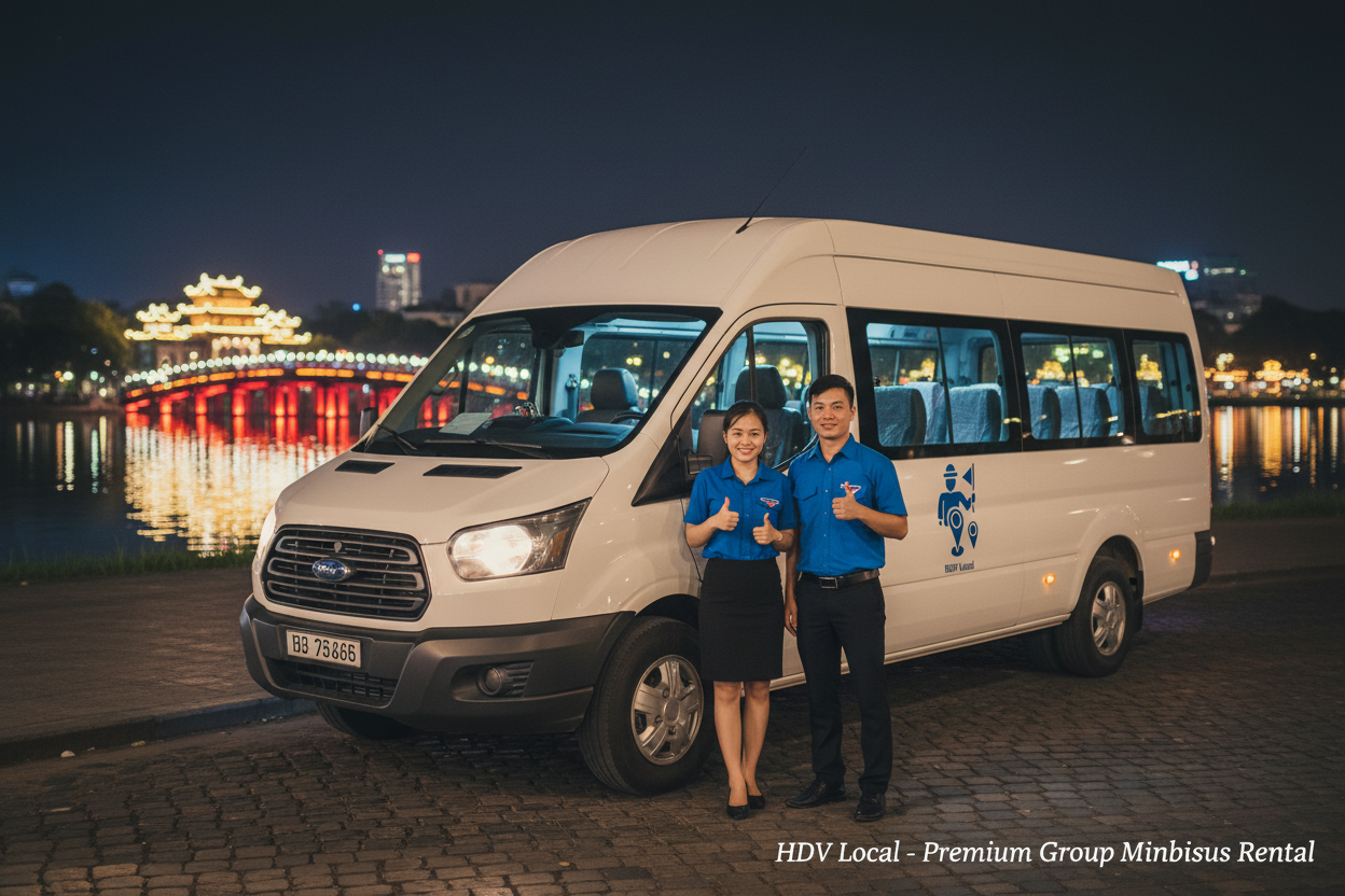 HDV Local - Xe 16 chỗ đêm Hà Nội