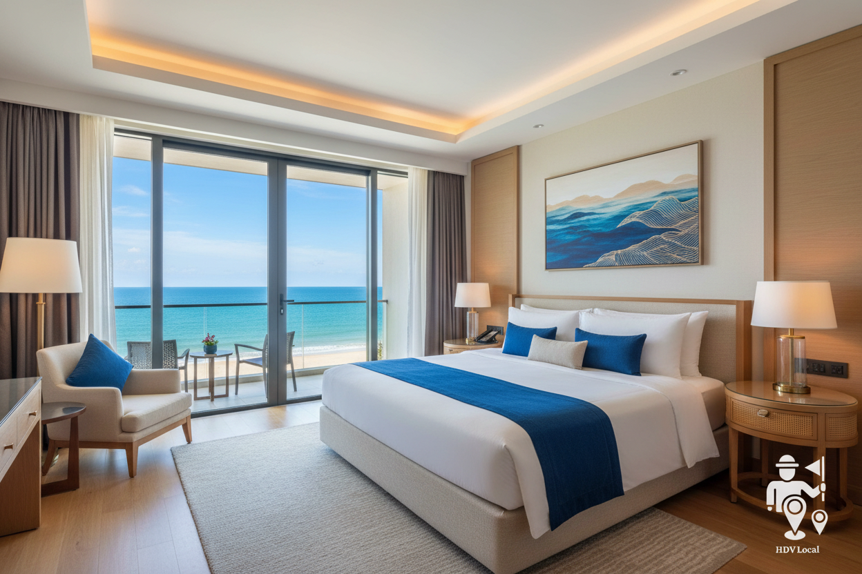 3. Tôi đi đoàn 40 người, có khách sạn nào trên đường Hùng Vương đủ sức chứa không?