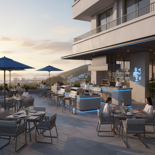 Khách sạn HDV Local - Sân BBQ 4