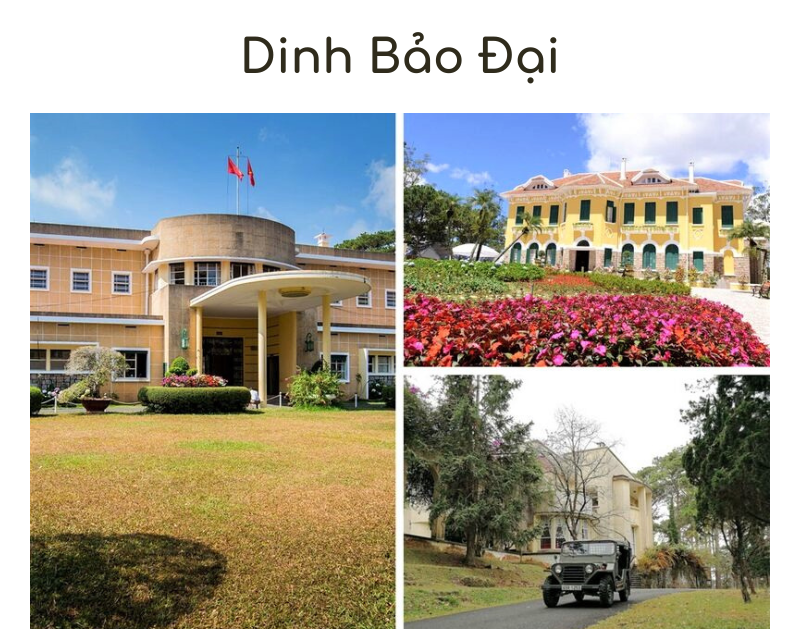 Dinh Bảo Đại I, II, III - Di tích lịch sử và danh lam thắng cảnh đẹp gắn liền với vua Bảo Đại.