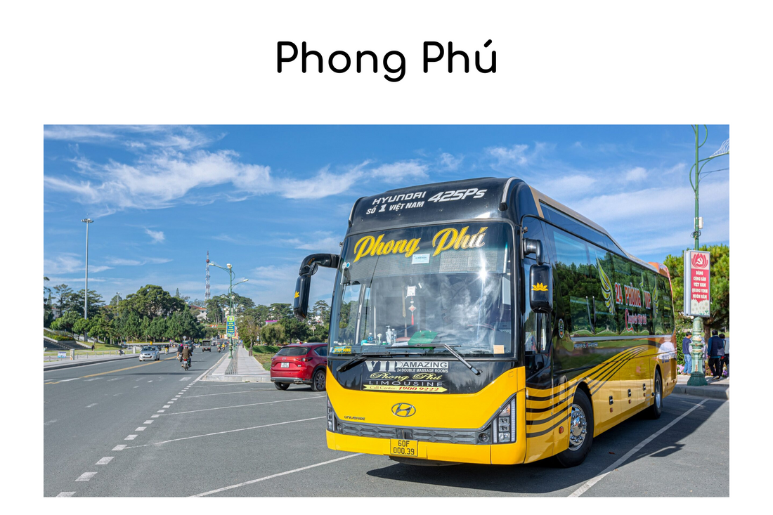 Nhà xe Phong Phú limousine - nhà xe uy tín tuyến Sài Gòn Đà Lạt