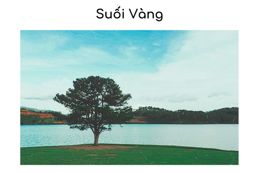 Suối Vàng Đà Lạt - nơi có thiên nhiên mát mẻ, cách xa khói bụi thành phố.