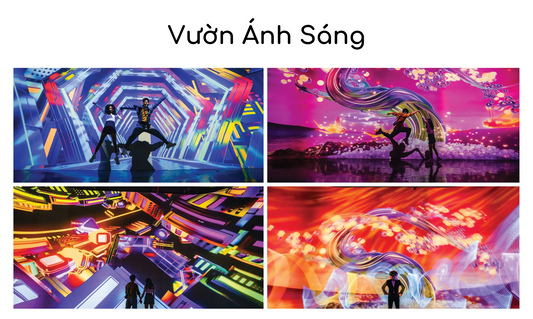 Vườn Ánh Sáng Lumiere - địa điểm vui chơi, check in chụp hình hot nhất