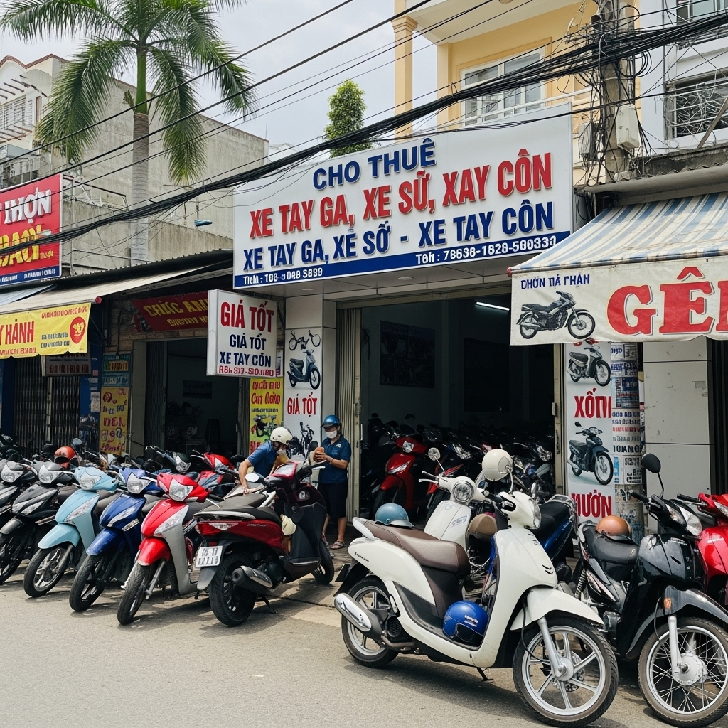 Thuê Xe Máy Chí Linh 