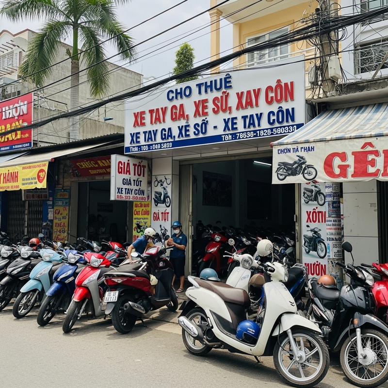 Thuê Xe Máy Chí Linh 