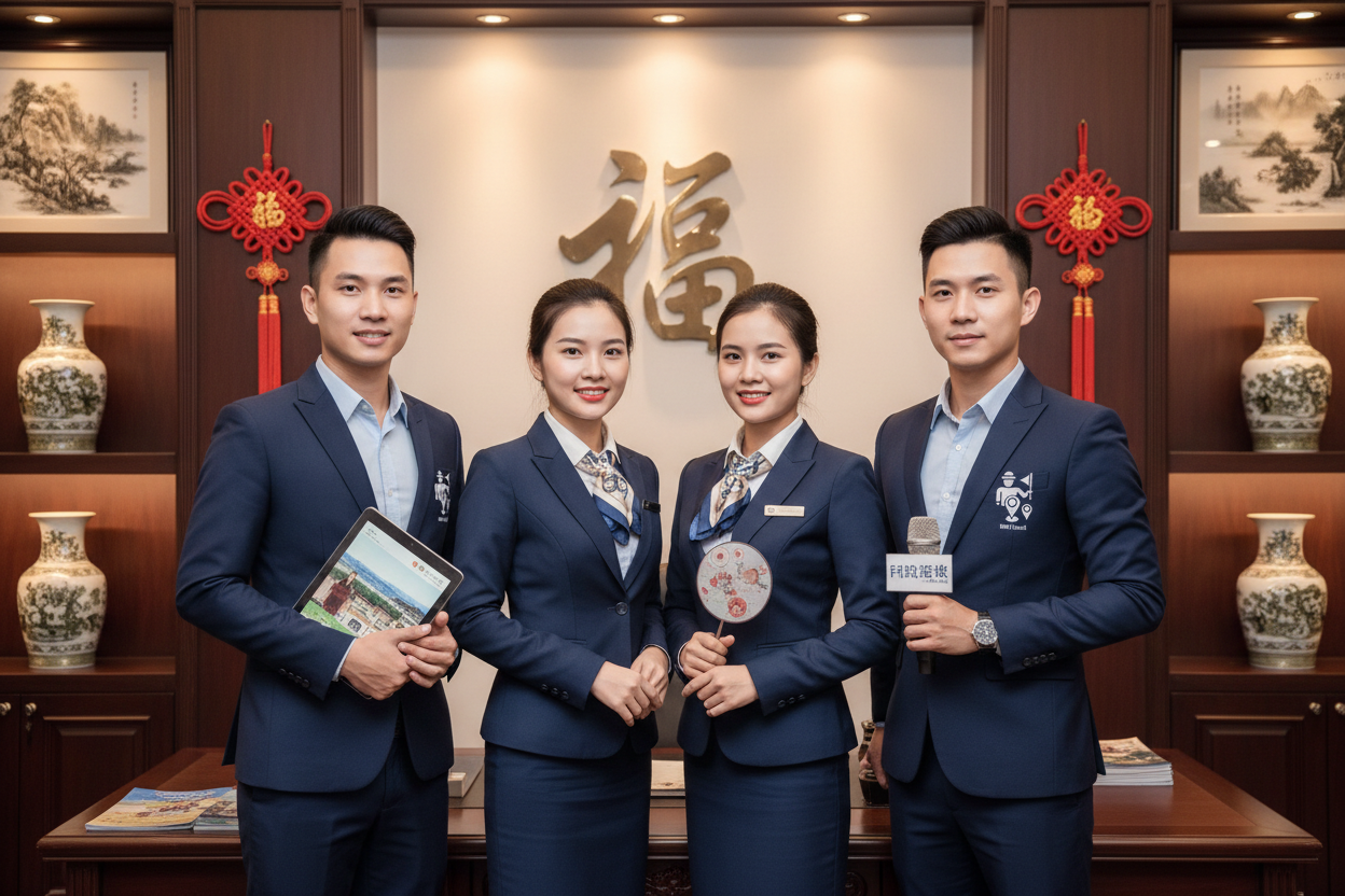 Tour Guides Tiếng Trung cho gia đình Việt Nam du lịch tại Trung Quốc