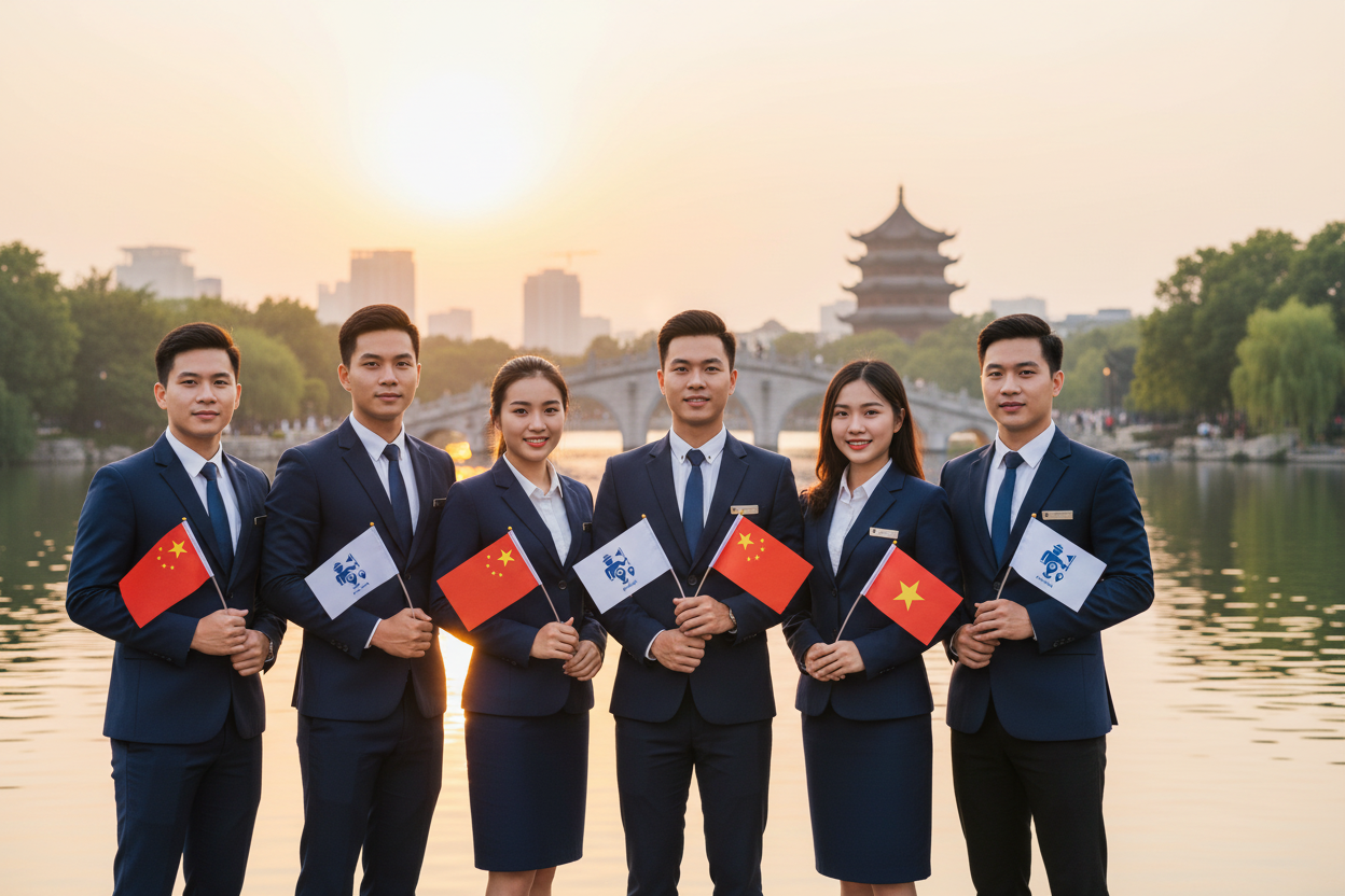 Tour Guides Tiếng Trung cho gia đình Việt Nam du lịch tại Trung Quốc