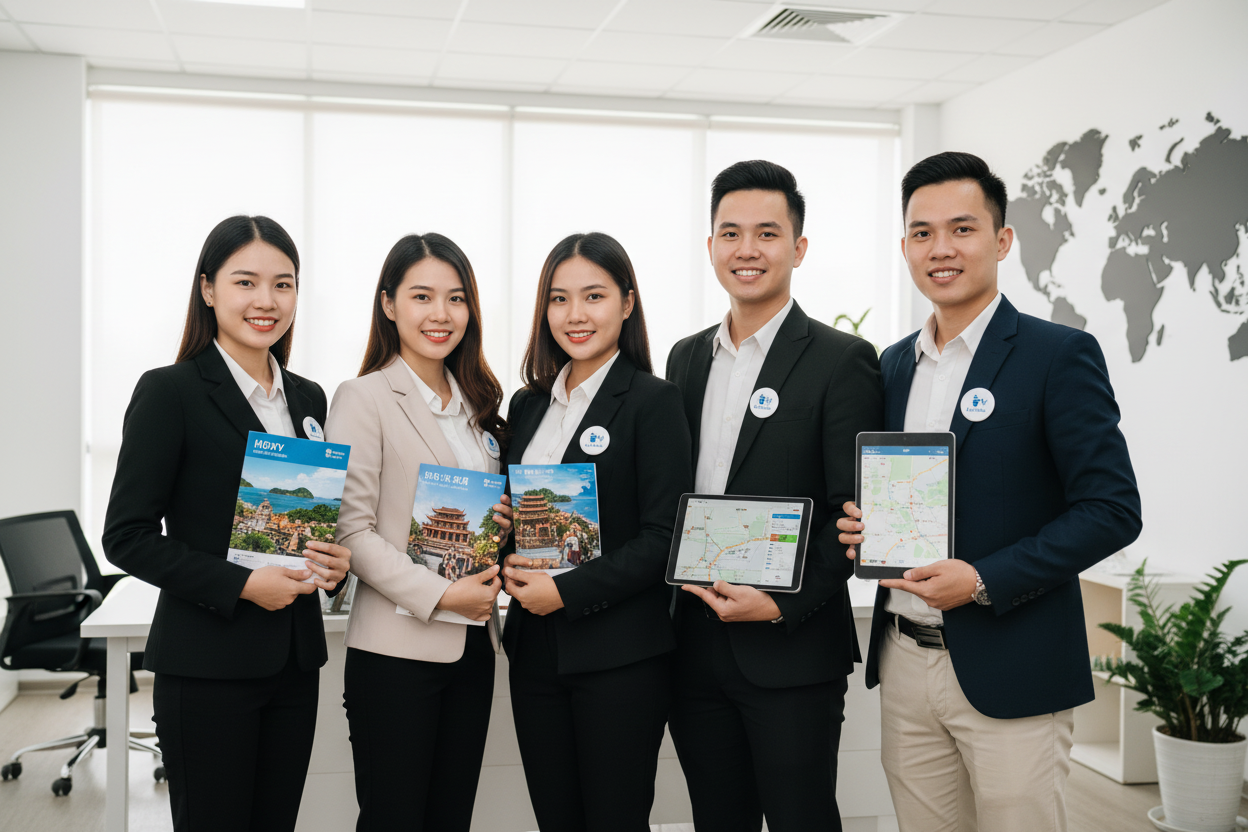 Tour Guides Tiếng Trung cho gia đình Việt Nam du lịch tại Trung Quốc