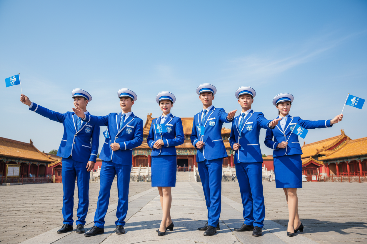 Chinese-speaking tour guides leading tours from Vietnam to Shanghai