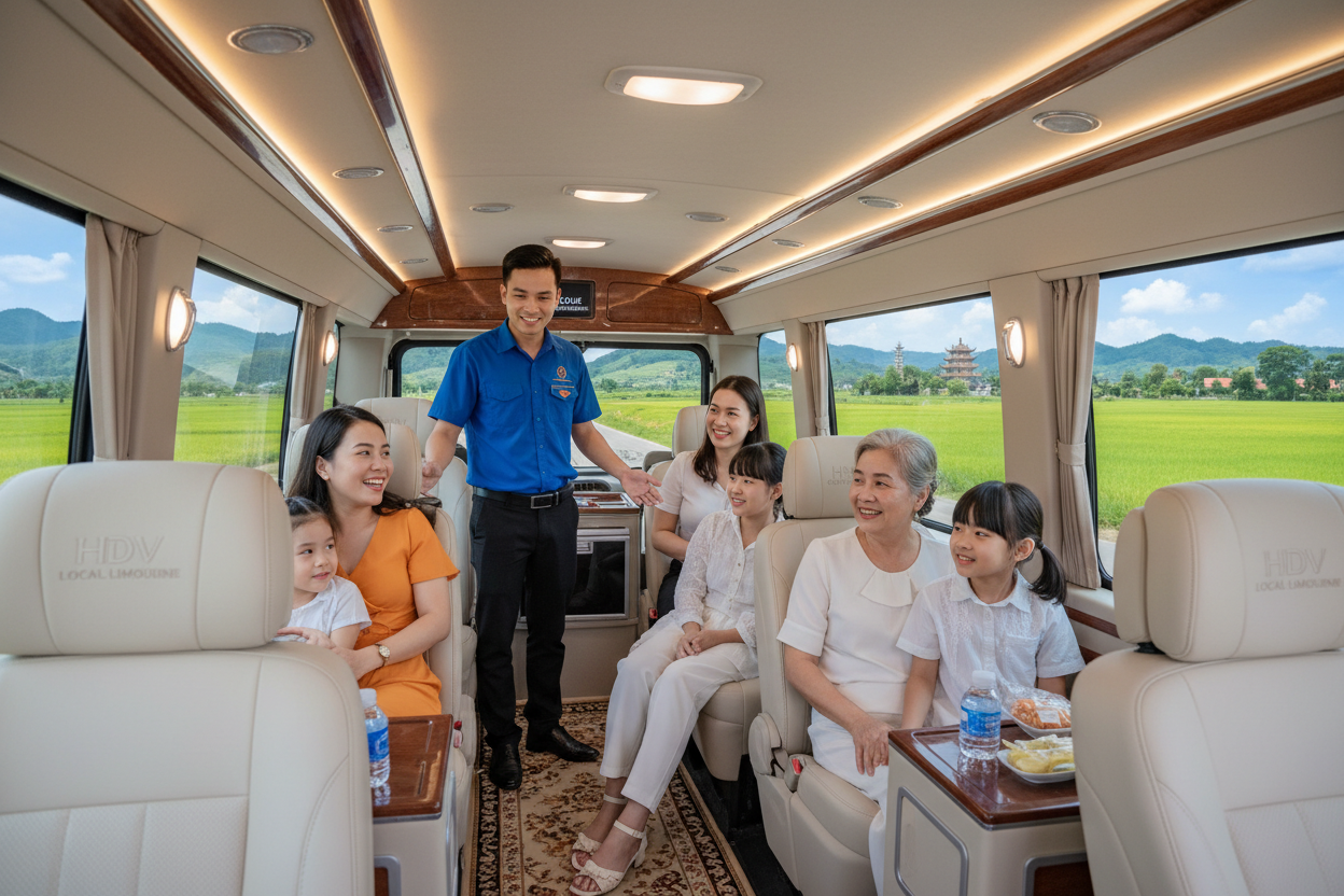 Dịch vụ thuê xe Limousine công tác Tại Huế