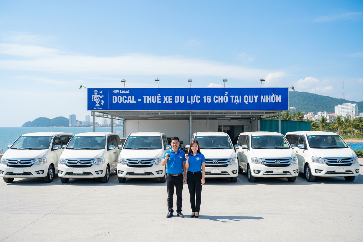 Bảng Giá Thuê Xe Du Lịch 16 Chỗ Tại Quy Nhơn (Cập Nhật 2026)