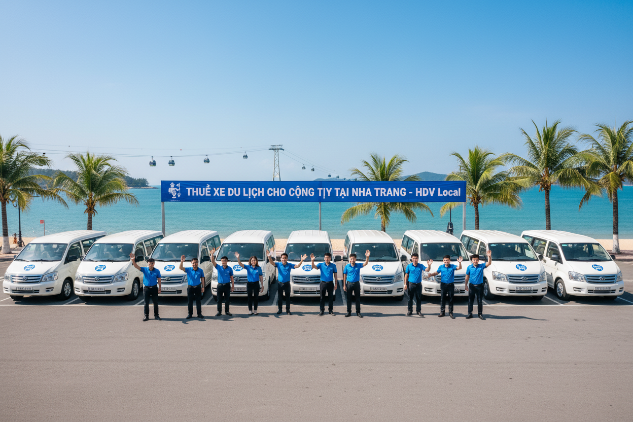 Bảng giá thuê xe cho công ty tại Nha Trang cập nhật 2026