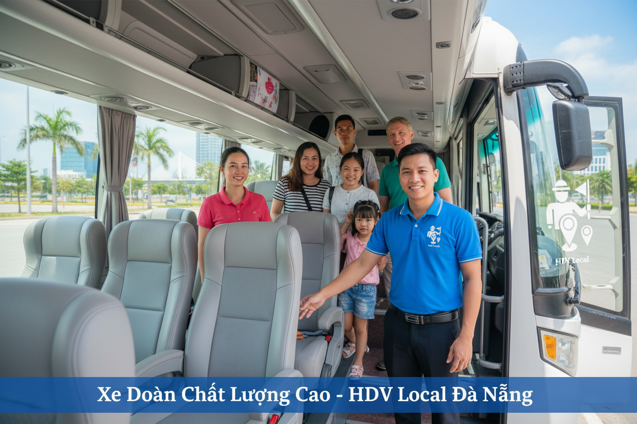 Thuê Xe Du Lịch Cho Khách Đoàn Tại Đà Nẵng: Top 15+ Lựa Chọn Đời Mới &amp; Bảng Giá Gốc