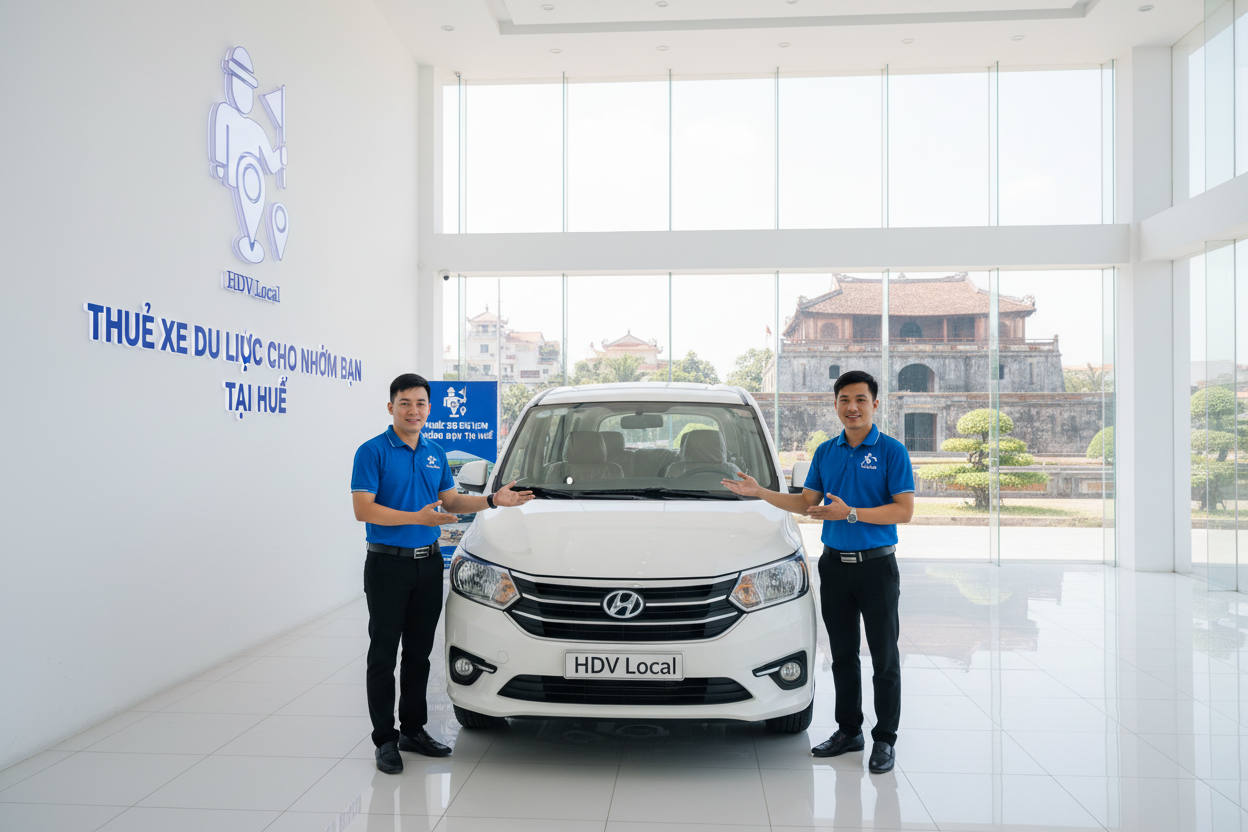 Bảng giá thuê xe du lịch cho nhóm bạn tại Huế cập nhật 2026