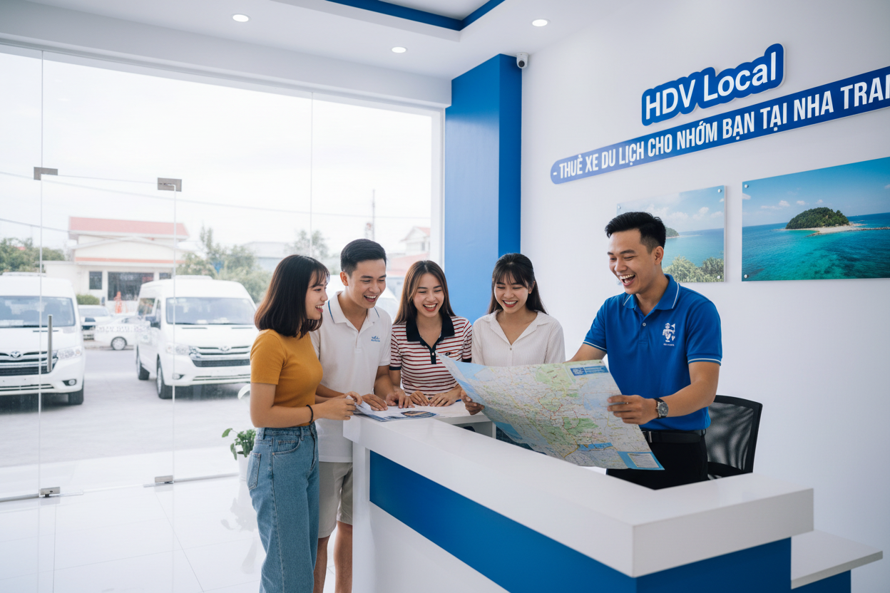 Thuê Xe Du Lịch Cho Nhóm Bạn Tại Nha Trang Đời Mới 2026: Tự Do &amp; "Cháy" Hết Mình