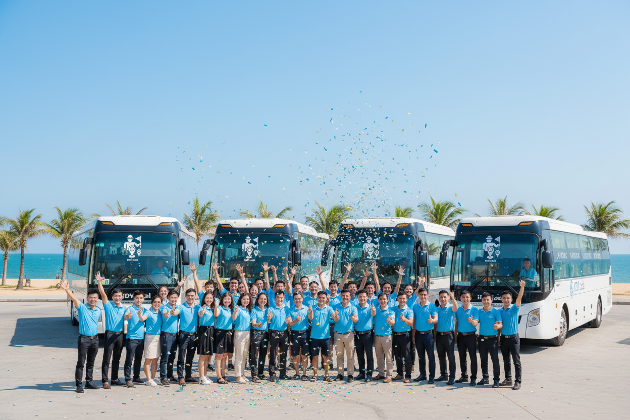 Tại sao xe chất lượng cao là chìa khóa của một kỳ Team Building thành công?