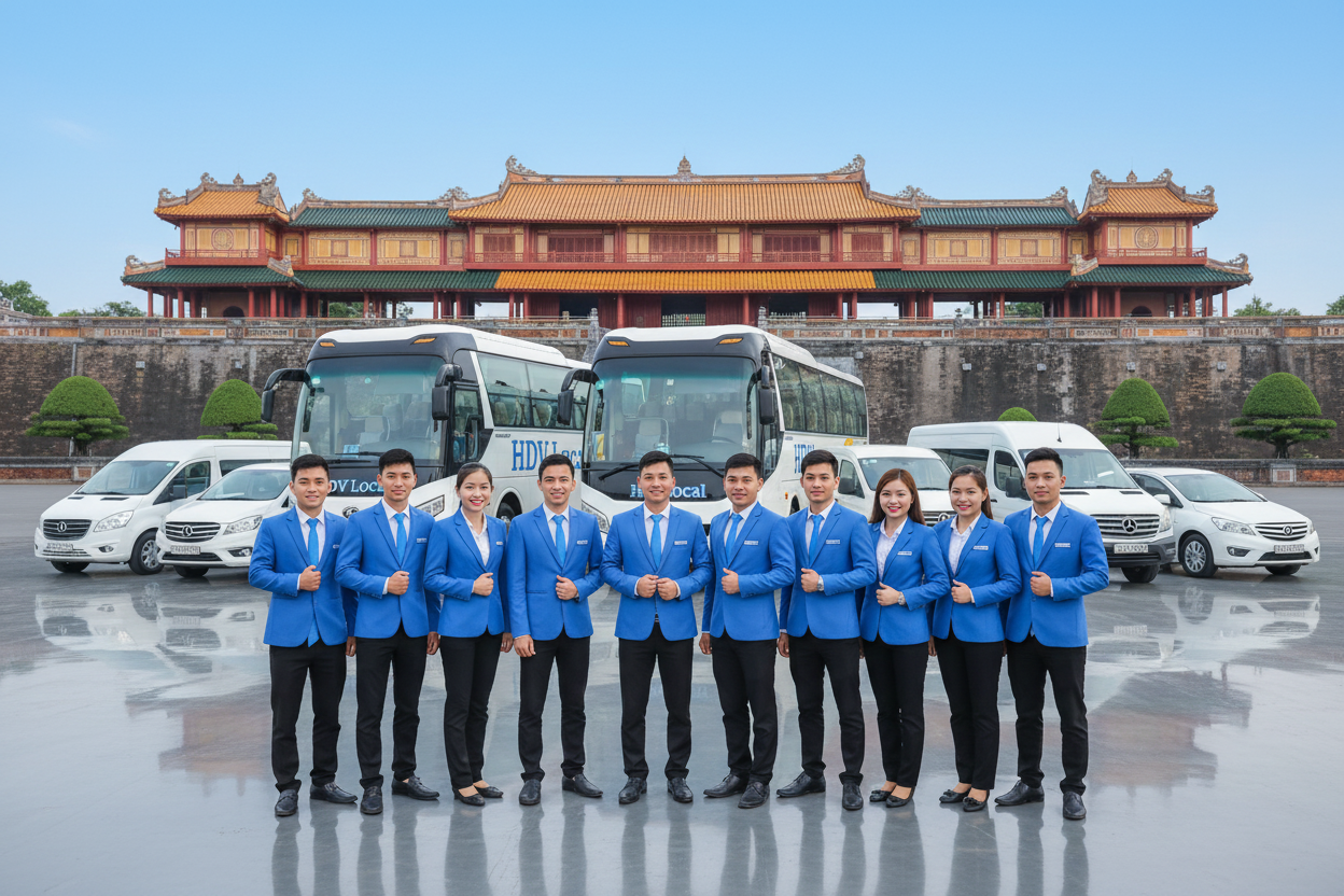 1. Thực trạng thuê xe và HDV tại Huế: "Vàng thau lẫn lộn"