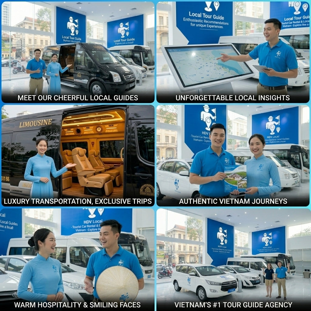 7. Quy trình đặt xe Limousine tại HDV Local