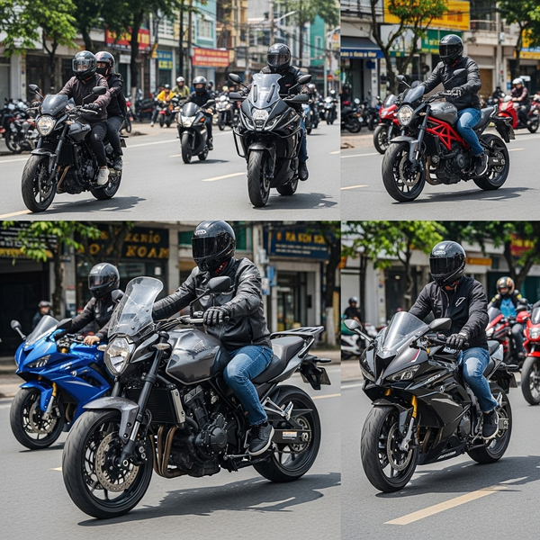 Thuê Xe Máy ( Xe Phân Khối Lớn) Tại Việt Nam