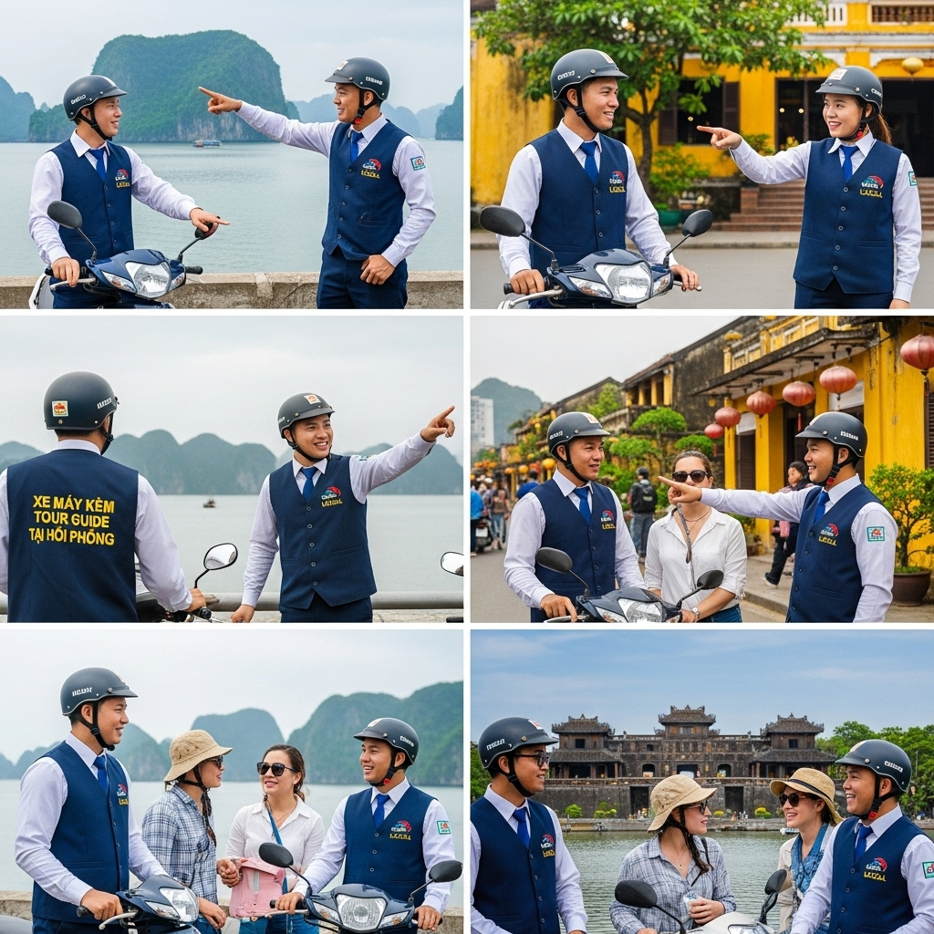 Xe Máy Kèm Tour Guide Tại Hải Phòng