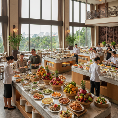 Buffet ăn sáng khách sạn 1