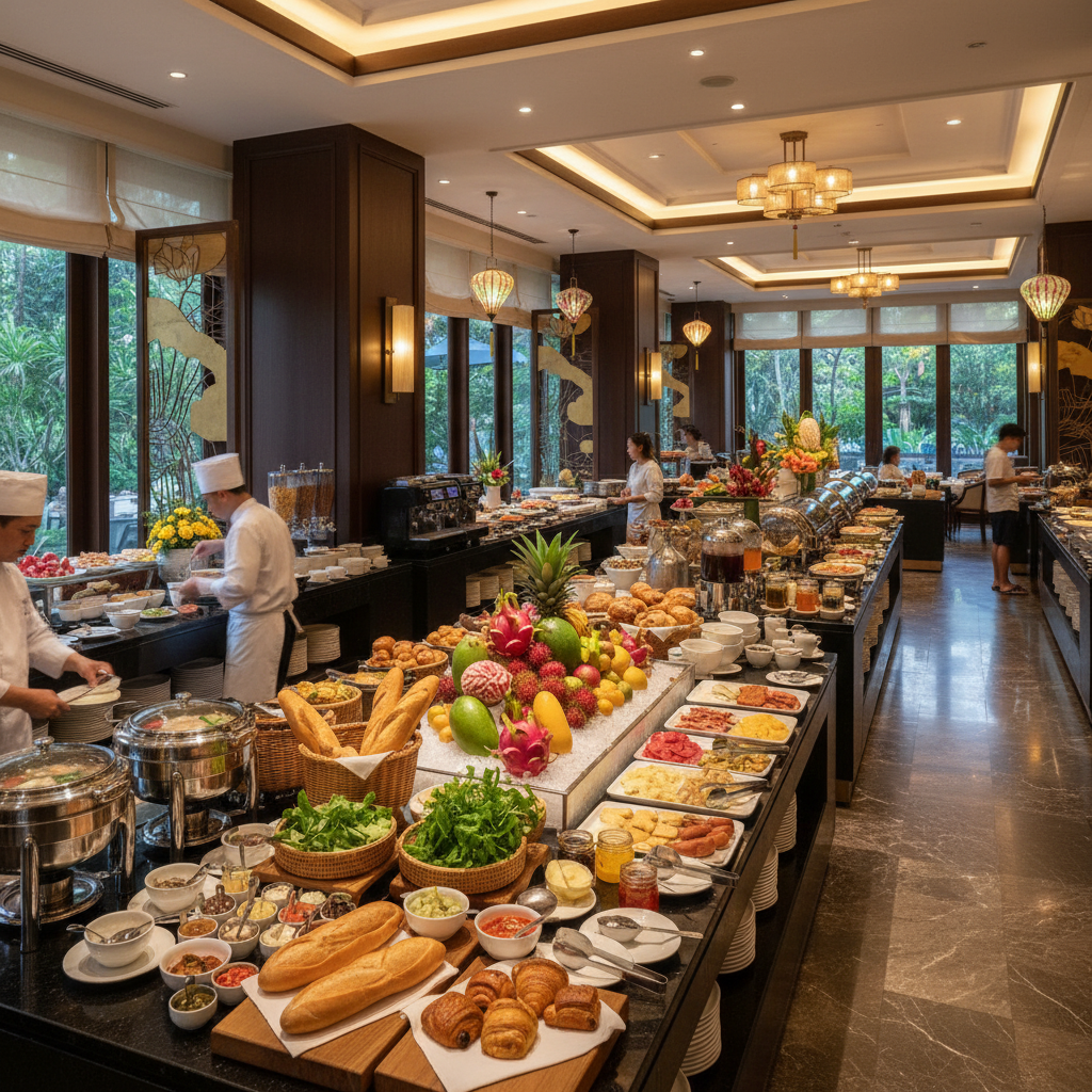 Buffet ăn sáng khách sạn tại Việt Nam