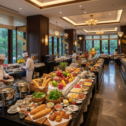 Buffet ăn sáng khách sạn tại Việt Nam