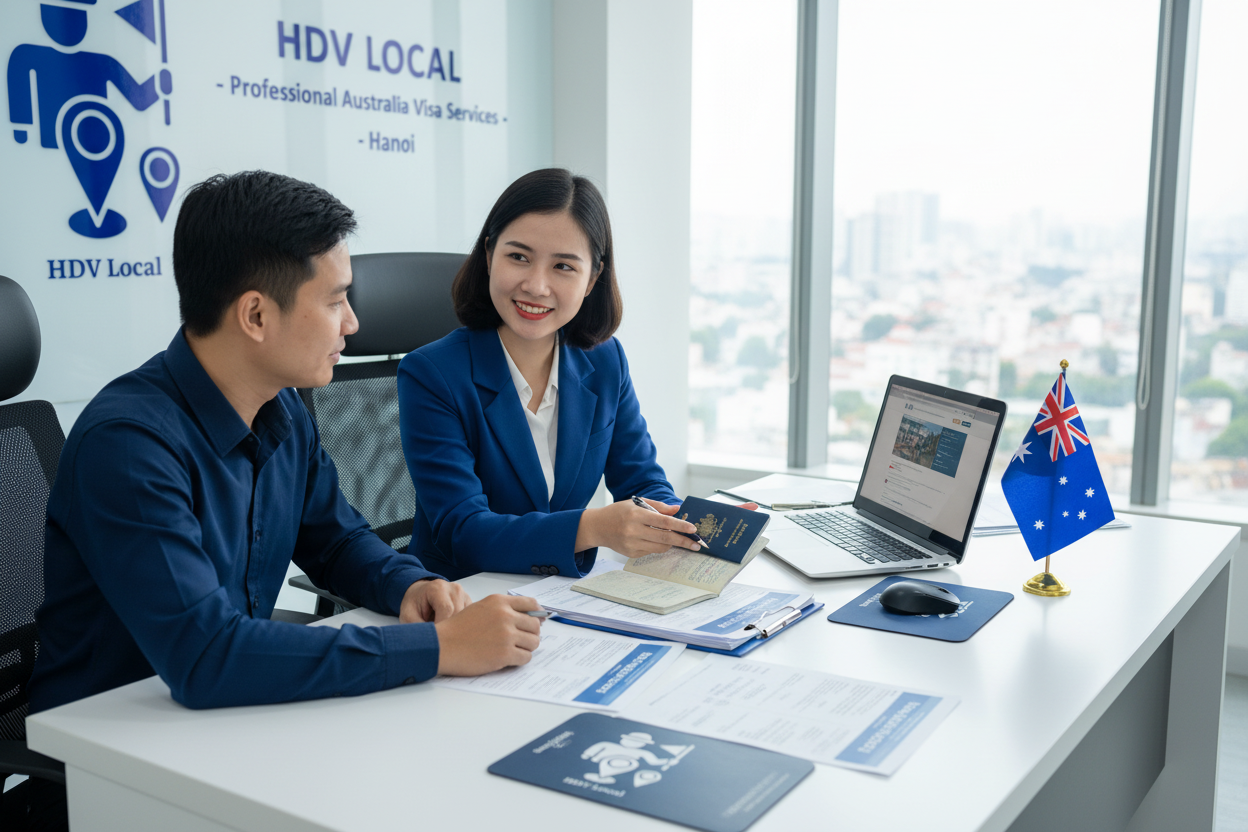 Dịch vụ xin visa Úc HDV Local