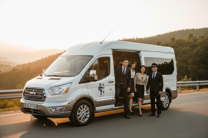 exterior-passengers-boarding-ford-transit-da-lat