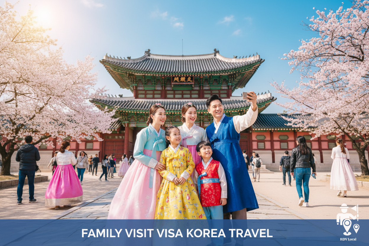 Gia đình Việt tại Gyeongbokgung - HDV Local