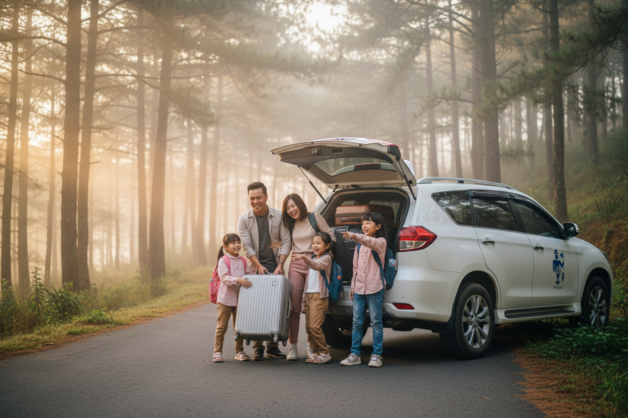 Happy Family Loading HDV Local 7-Seat SUV Dịch vụ thuê xe 7 chỗ tại Đà Lạt là gì?