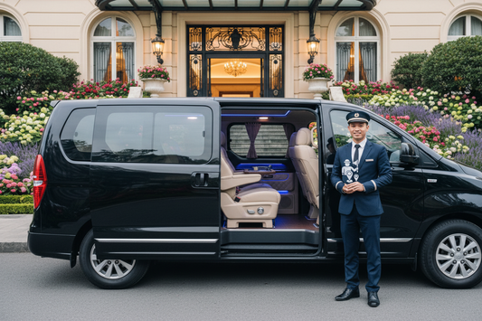 HDV Local Chauffeur Opening DoorThuê Xe Limousine Doanh Nghiệp Tại Đà Lạt
