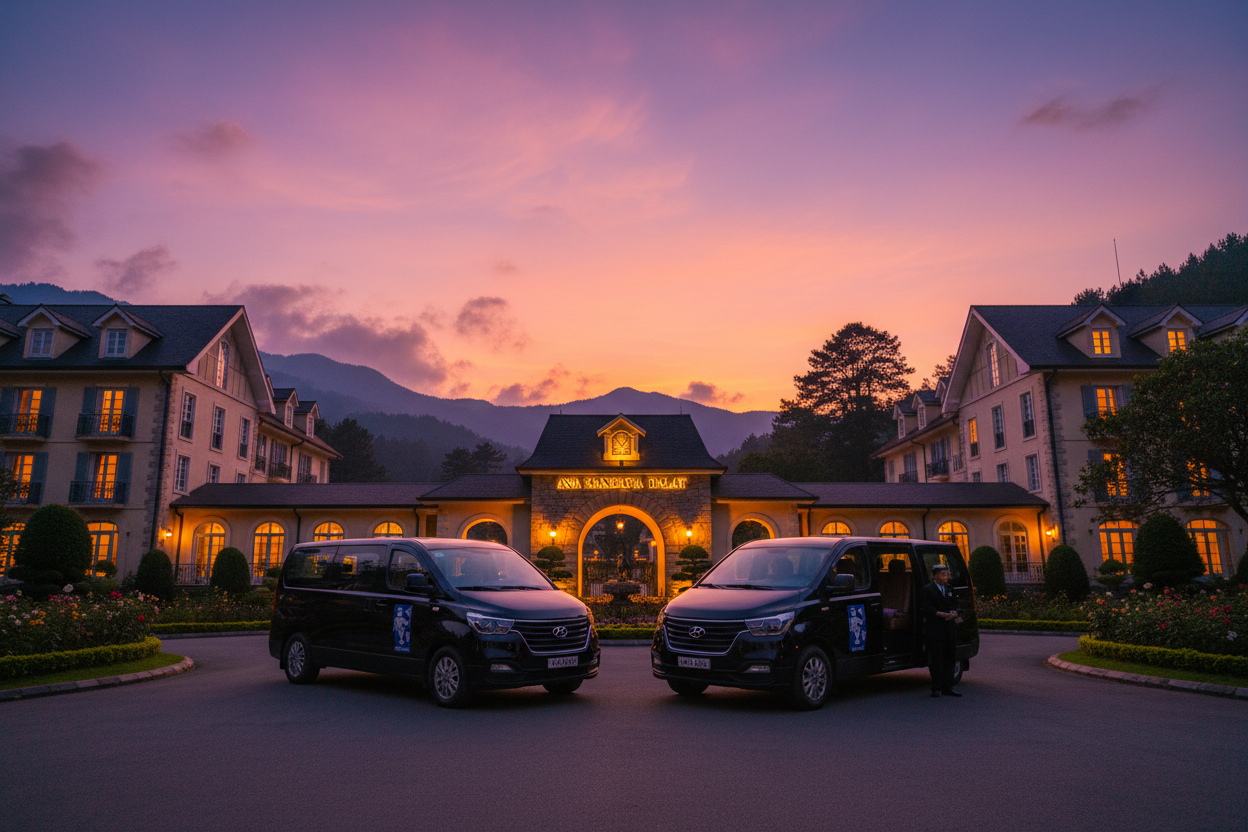 HDV Local Limousine Convoy Sunset Resort