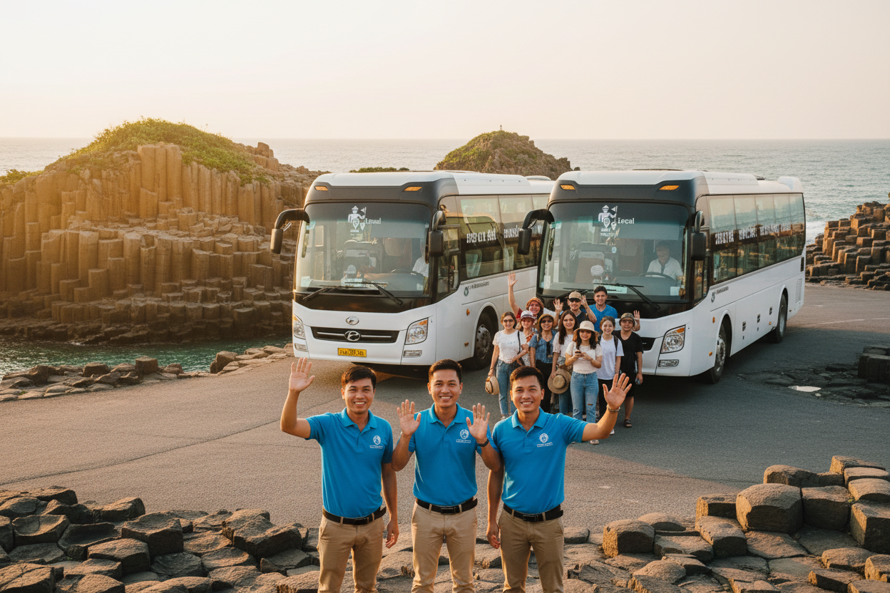 HDV Local - Đoàn xe Gành Đá Đĩa