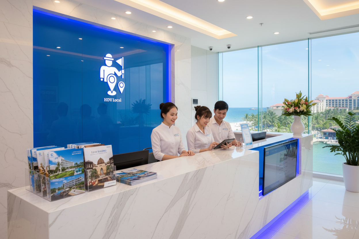 HDV Local Office - Marble Counter Sea View