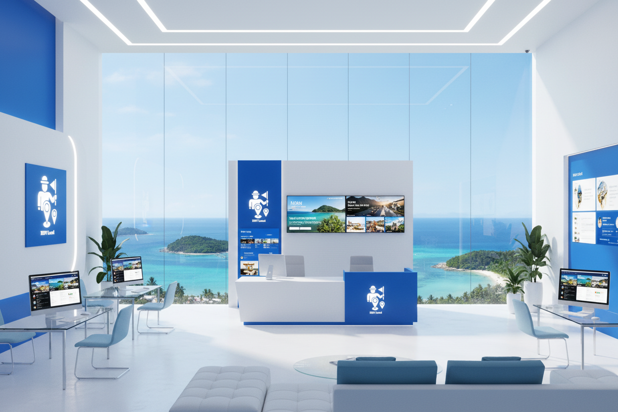HDV Local Office - Minimalist Blue White