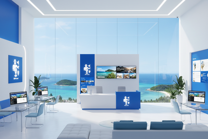 HDV Local Office - Minimalist Blue White