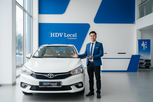 HDV Local Showroom - Nam nhân viên, Thuê Xe 4 Chỗ Du Lịch