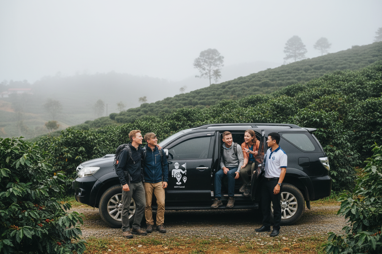 HDV Local SUV at Da Lat Coffee Farm