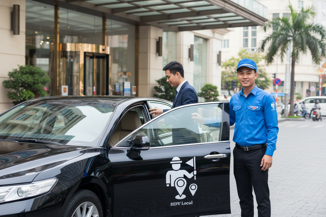 HDV Local - Tài xế mở cửa xe