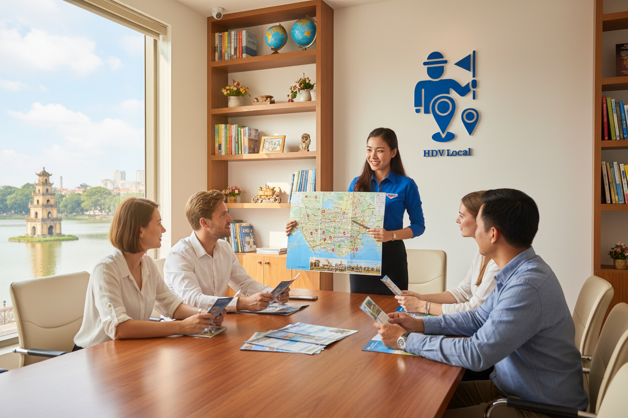 HDV Local - Tư vấn khách đoàn Hà Nội