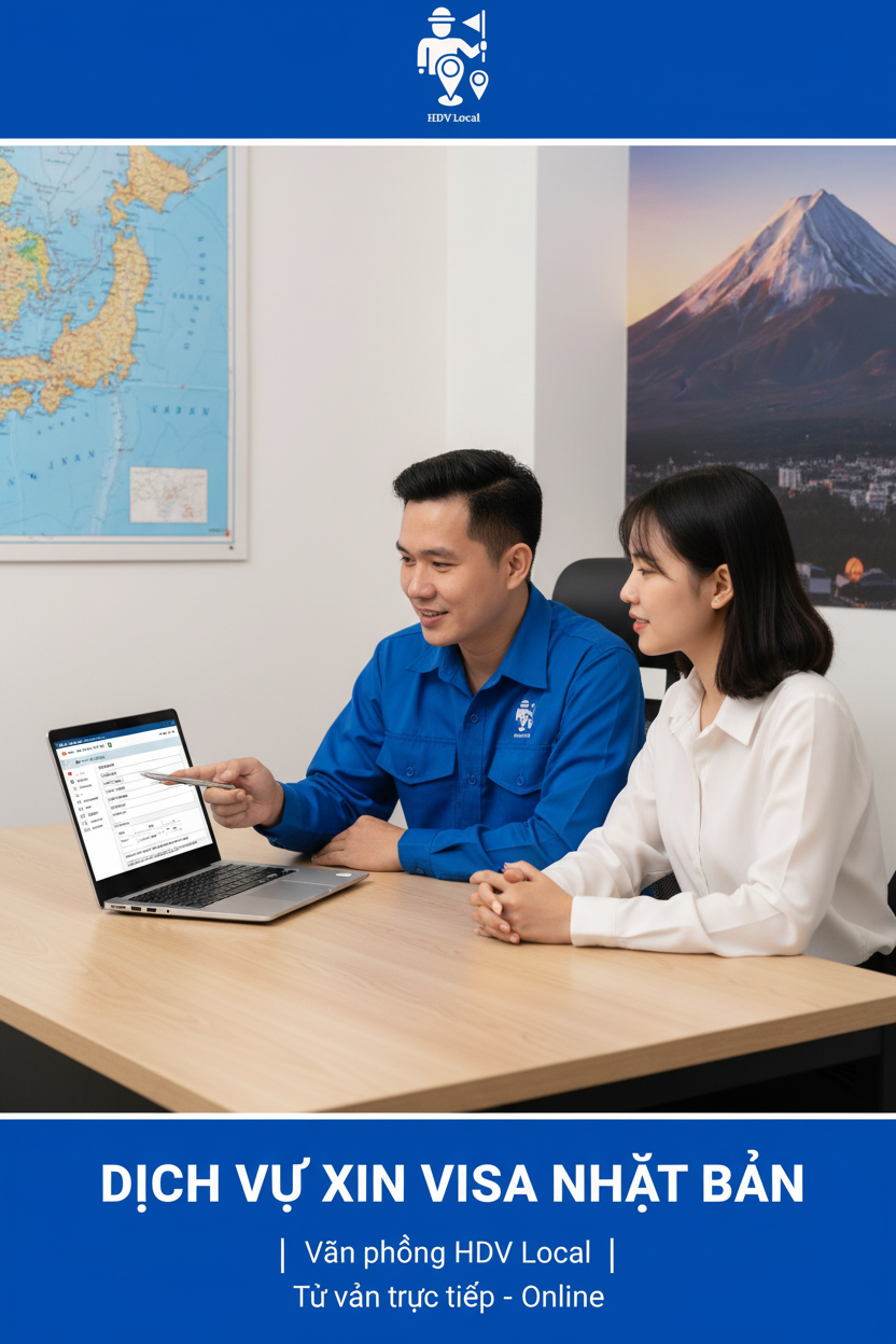 So sánh: Tự túc xin visa vs Dịch vụ tại HDV Local
