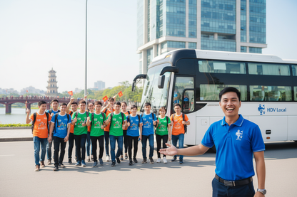 HDV Local - Team Building Hà Nội đón đoàn