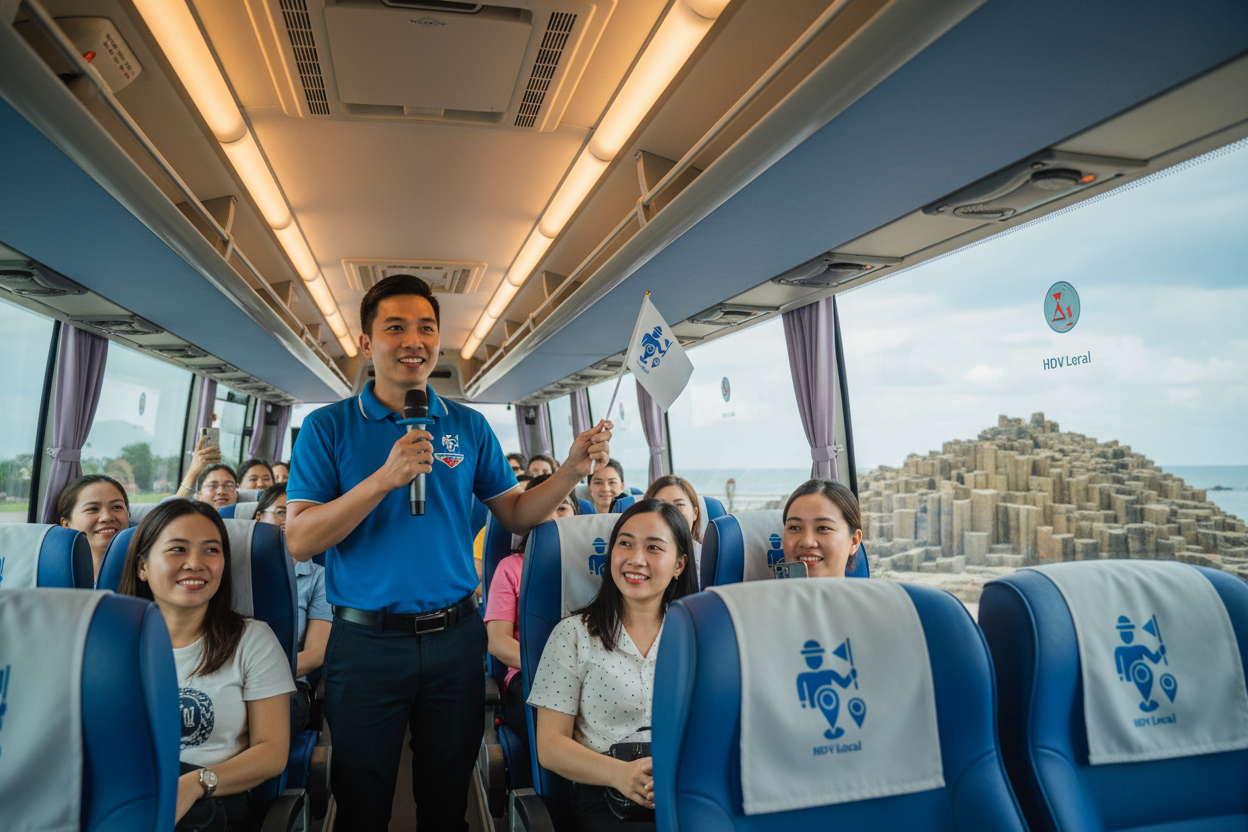 HDV Local - Thuyết minh trên xe Tuy Hòa